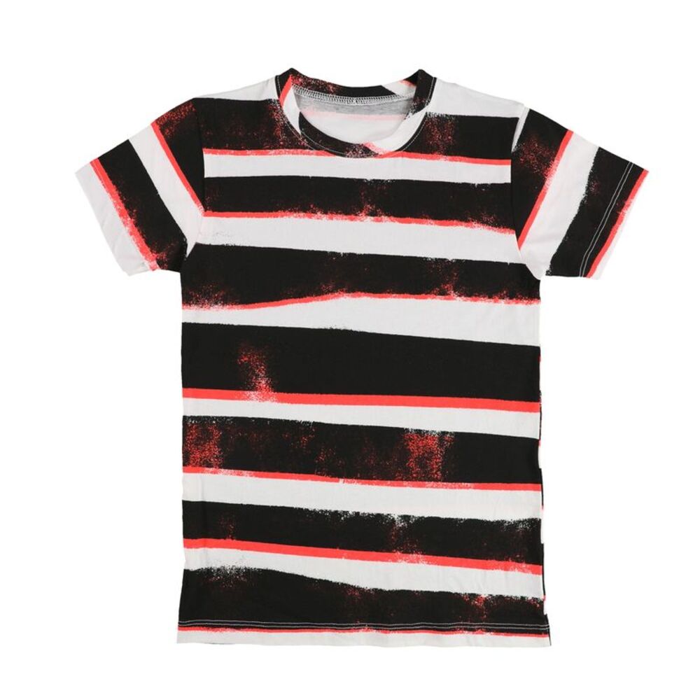 Tags Weekly Boys Big Kids Colorblock Stripes Basic T-Shirt, NWT